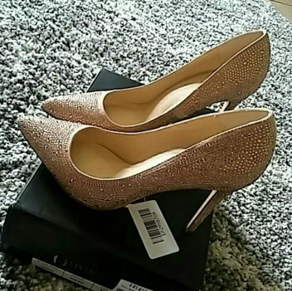 Fashion Nova Shoes - Rose Gold Pumps